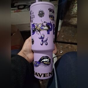 Purple Ravens Tumbler
